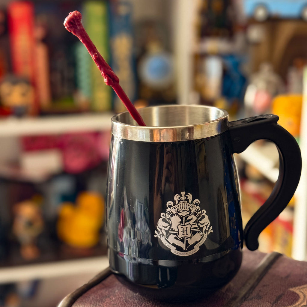 Productafbeelding Harry Potter - Hogwarts Mok met Roerfunctie en Toverstaf
