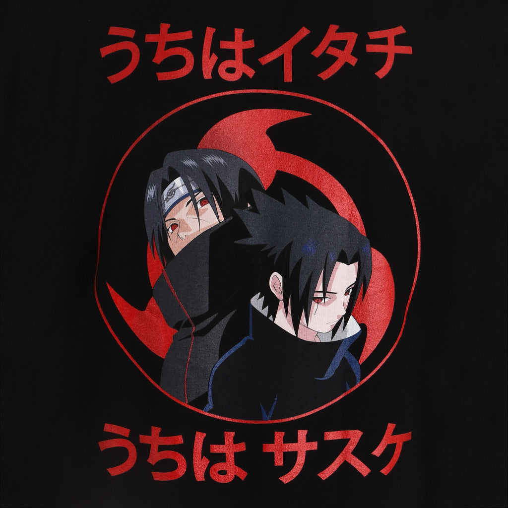 Productafbeelding Naruto - Sasuke en Itachi T-shirt zwart