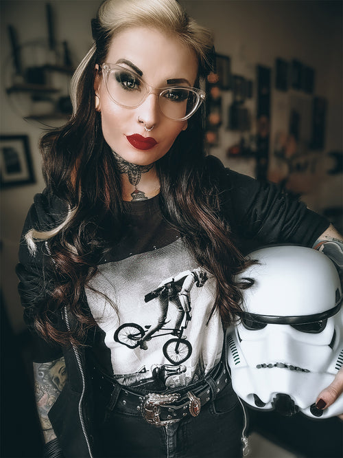 Produktbild BMX Trooper T-Shirt für Star Wars Fans schwarz