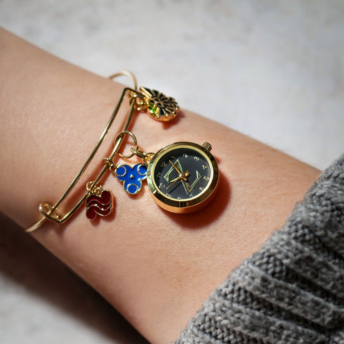 Productafbeelding Zelda - Symbolen Charm Armband met Horloge