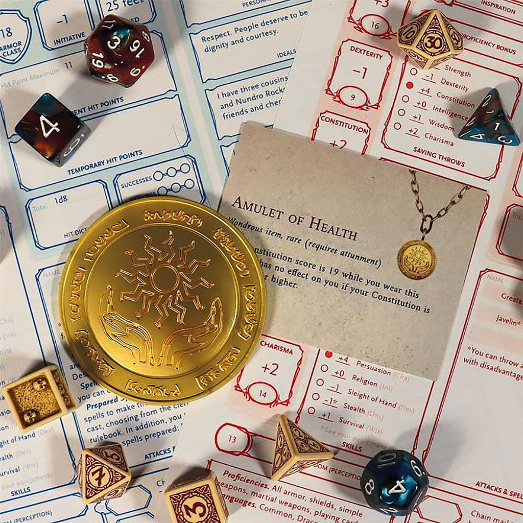 Productafbeelding Dungeons & Dragons - Amulet of Health Medaillon