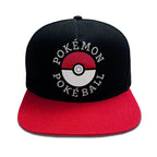 Image produit Pokemon - Casquette Snapback Pokeball noir-rouge