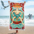 Productafbeelding Witcher - Geen rust voor de Witcher strandhanddoek