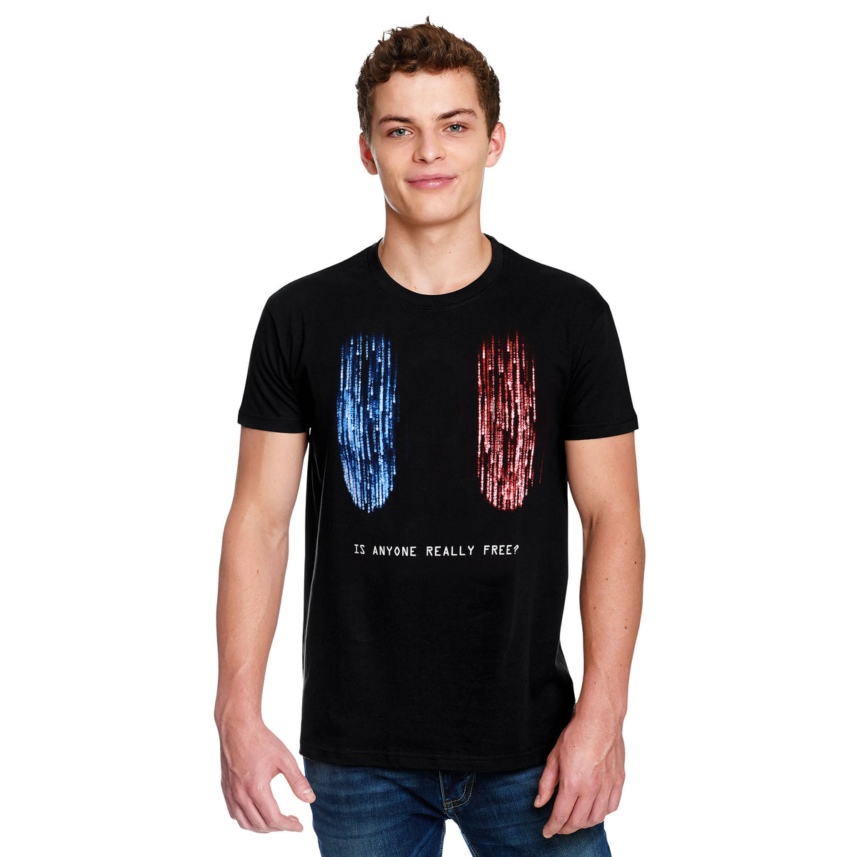 Productafbeelding Matrix - Echt Vrij T-shirt zwart