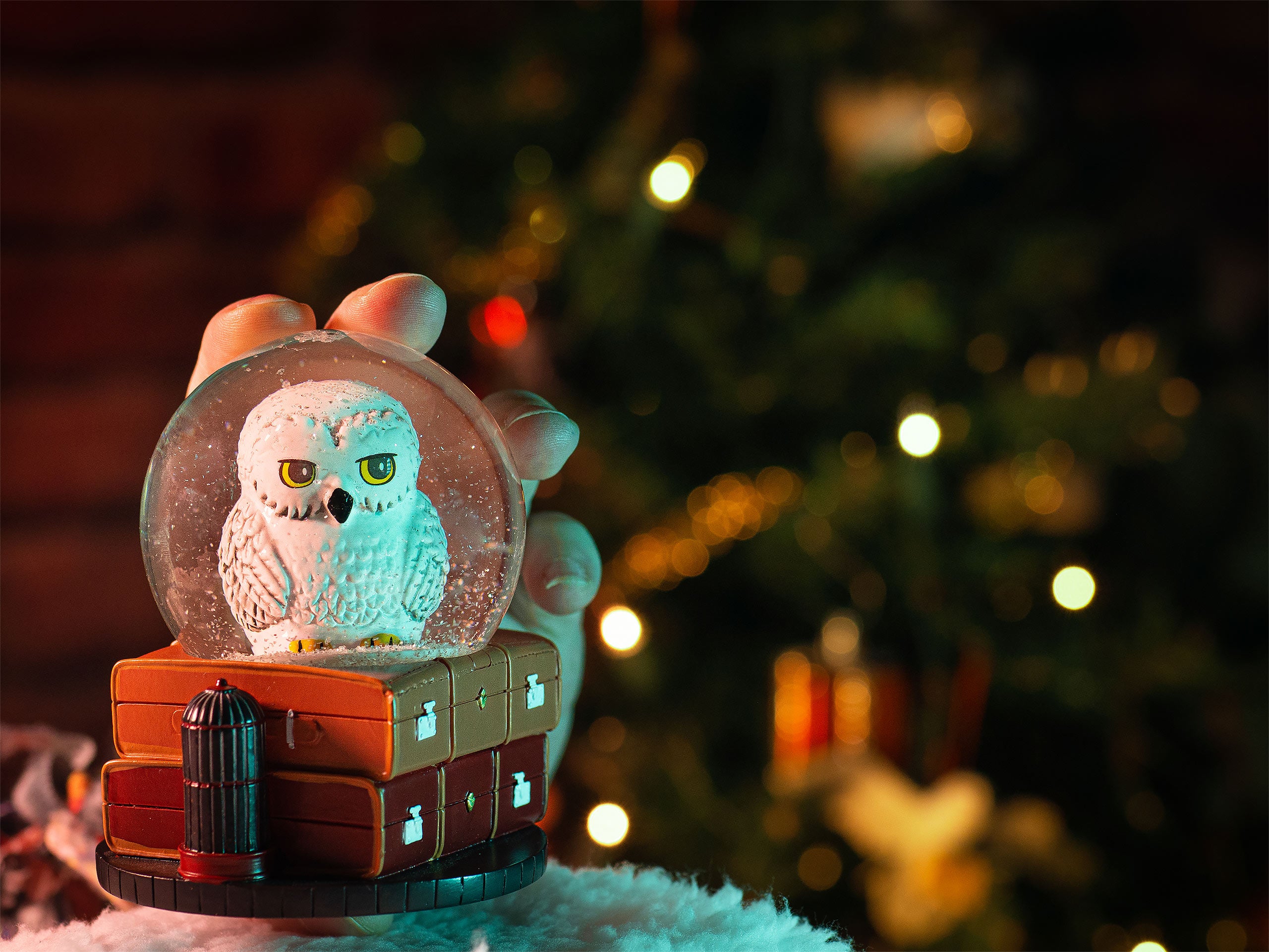 Produktbild Harry Potter - Hedwig Schneekugel mit Glitter