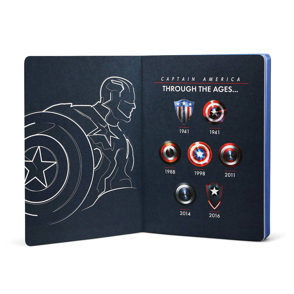 Produktbild Captain America - Shield Logo Notizbuch A5