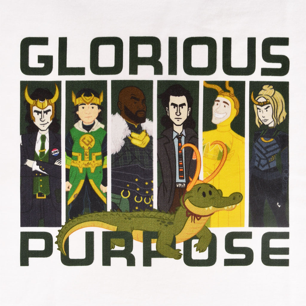Produktbild Loki - Glorious Purpose T-Shirt weiß