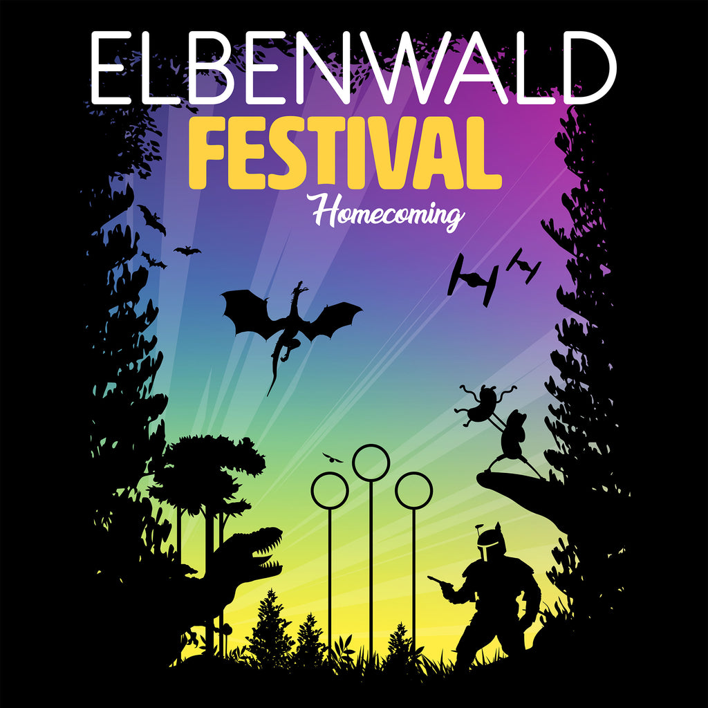 Image produit T-shirt noir Elbenwald Festival Homecoming