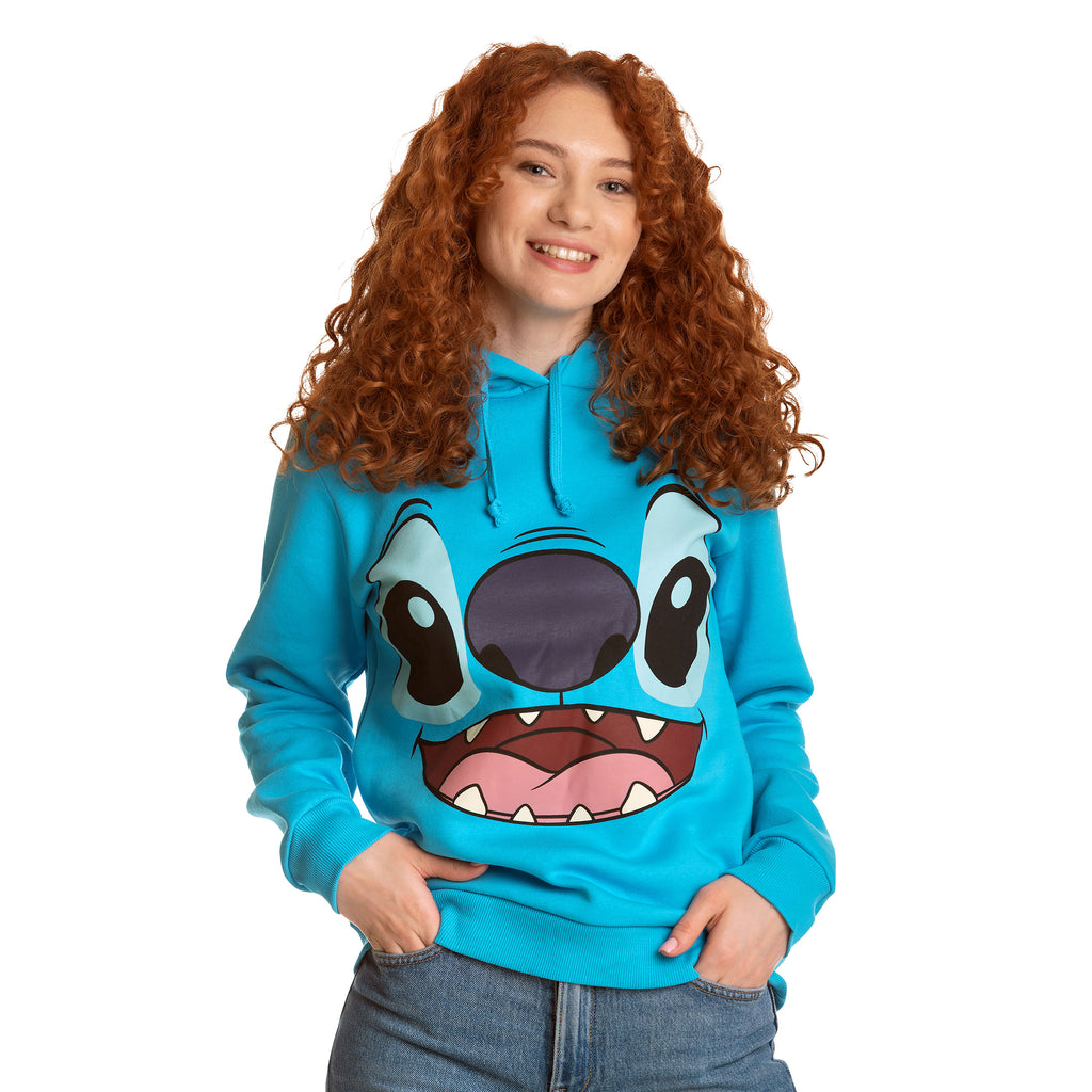 Productafbeelding Lilo & Stitch - Stitch Dames Hoodie met Oren Blauw