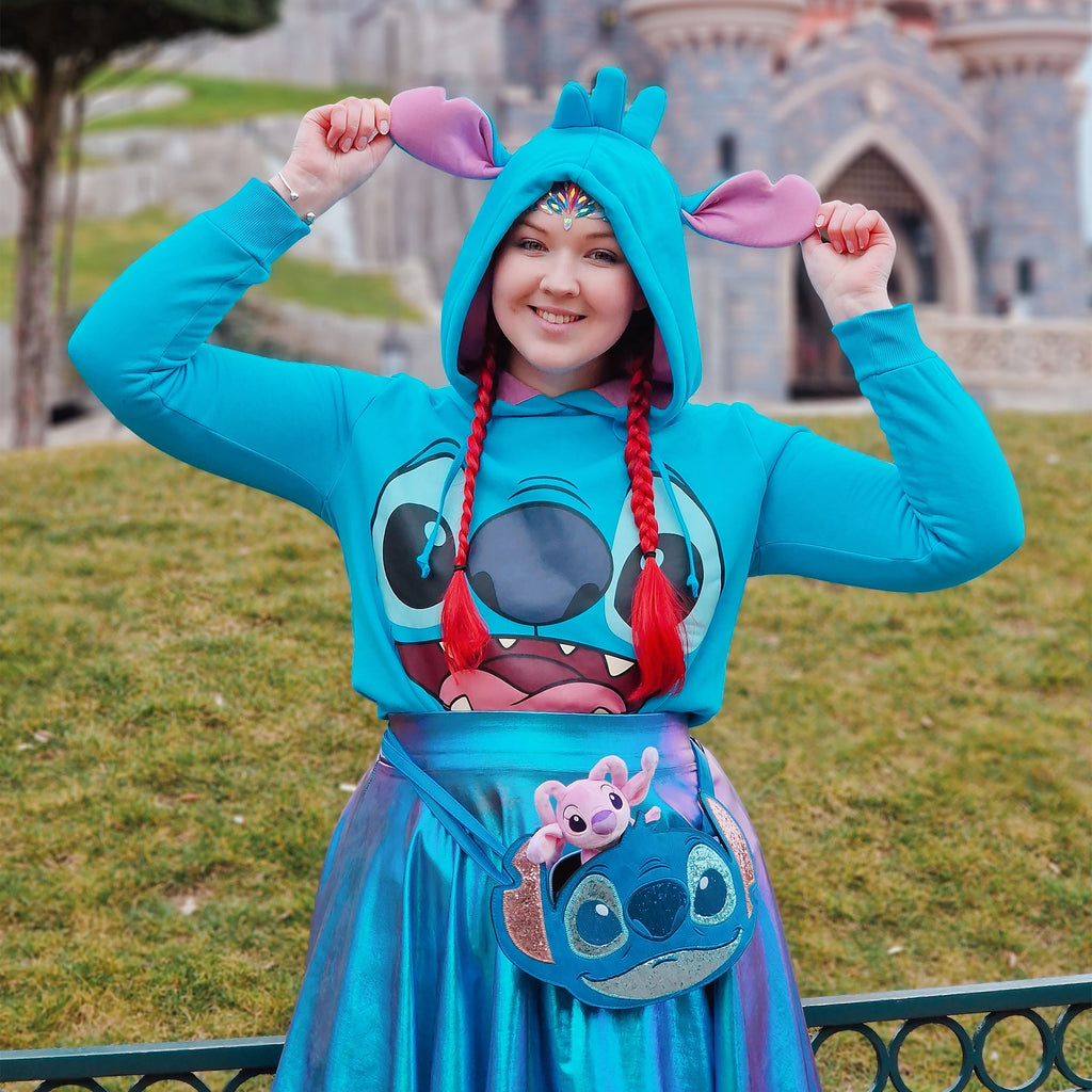 Productafbeelding Lilo & Stitch - Stitch Dames Hoodie met Oren Blauw