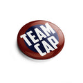 Image produit Bouton Team Cap pour les fans de Captain America