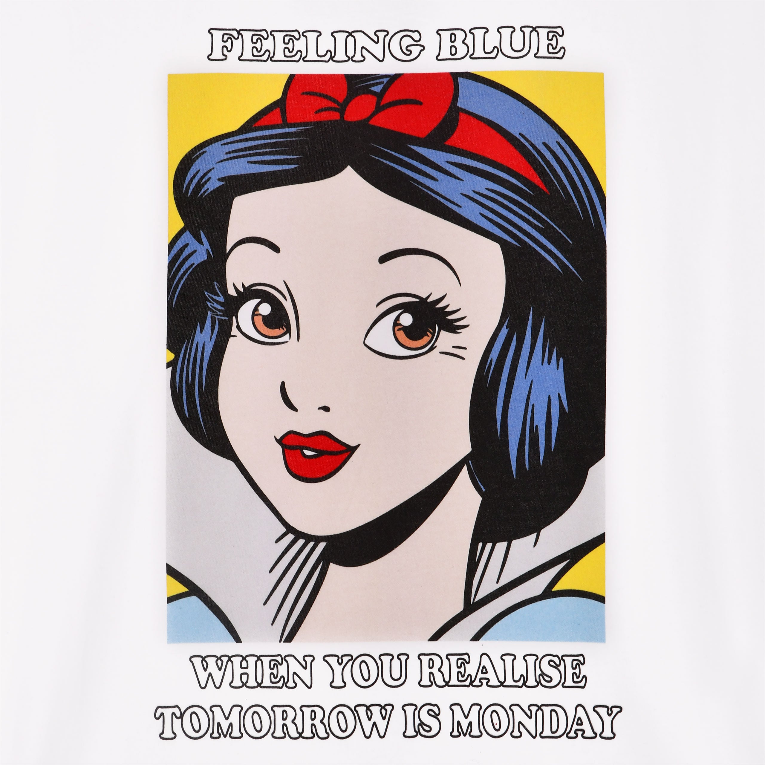 Productafbeelding Sneeuwwitje - Portret T-Shirt Dames wit