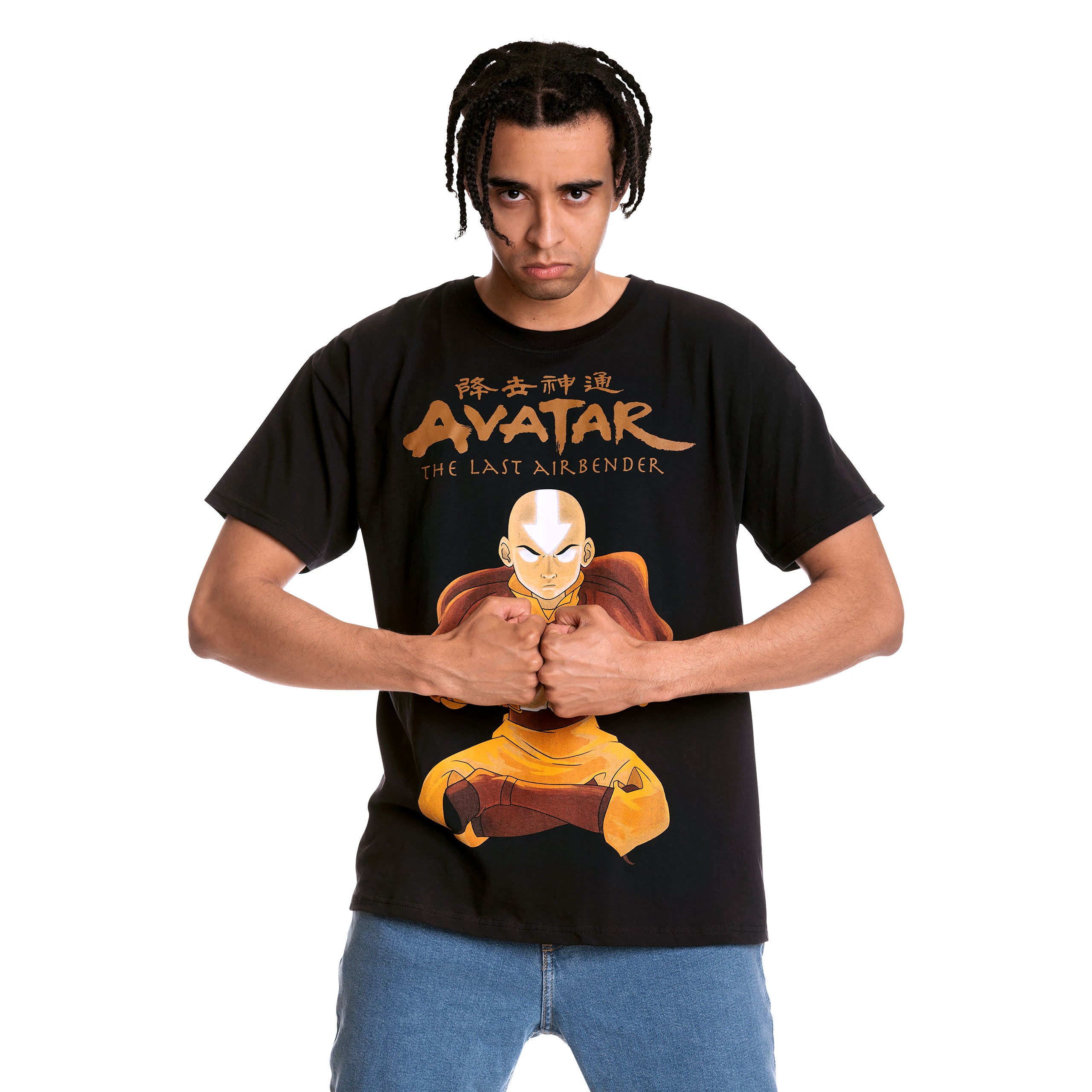 Product image Avatar The Last Airbender - Aang State Pose T-Shirt Black