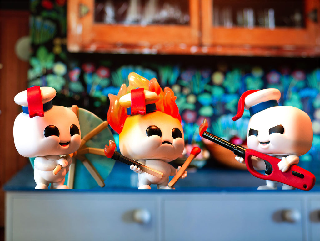 Produktbild Ghostbusters - Marshmallow Man mit Feuerzeug Funko Pop Figur