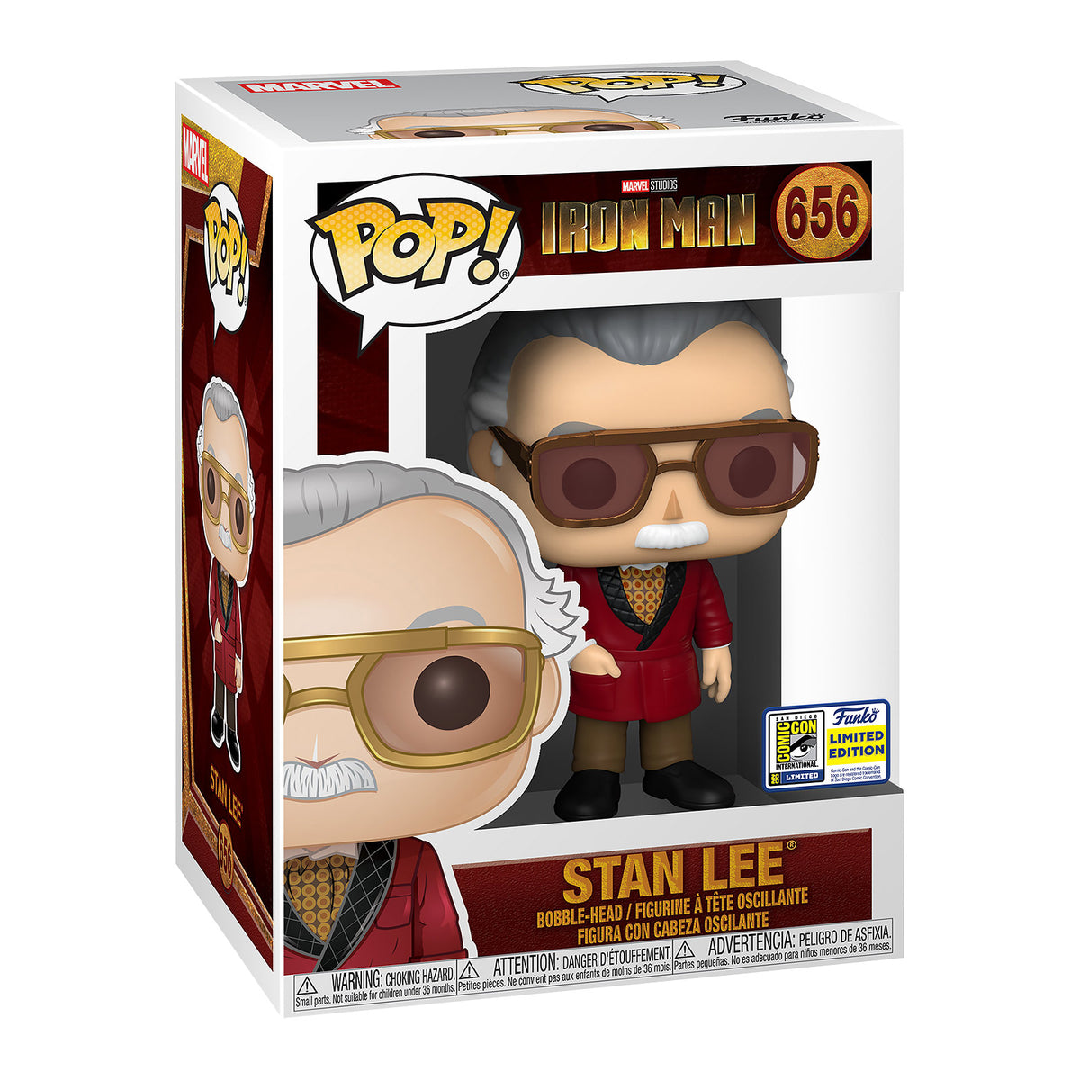 Produktbild Iron Man - Stan Lee Funko Pop Wackelkopf-Figur