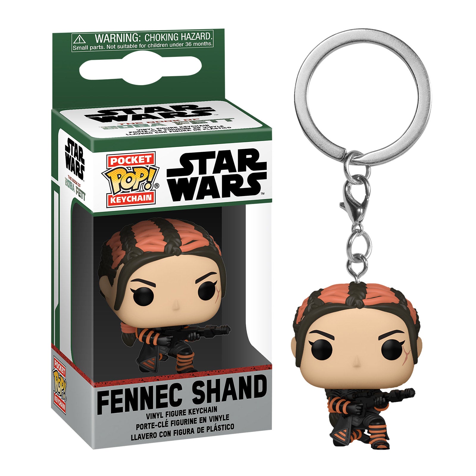Produktbild Fennec Shand Funko Pop Schlüsselanhänger - Star Wars The Book of Boba Fett