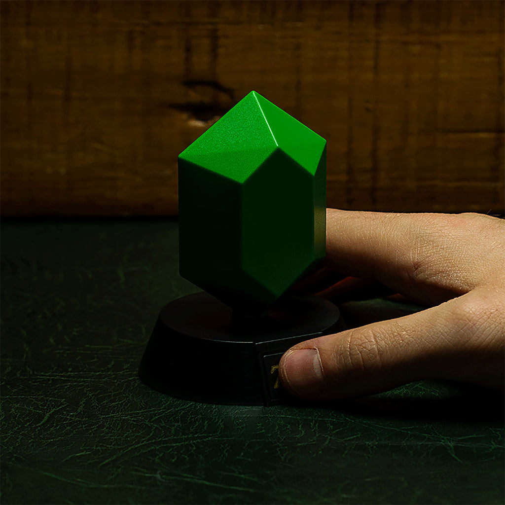 Productafbeelding Zelda - Groene Rupee Icons 3D Tafellamp