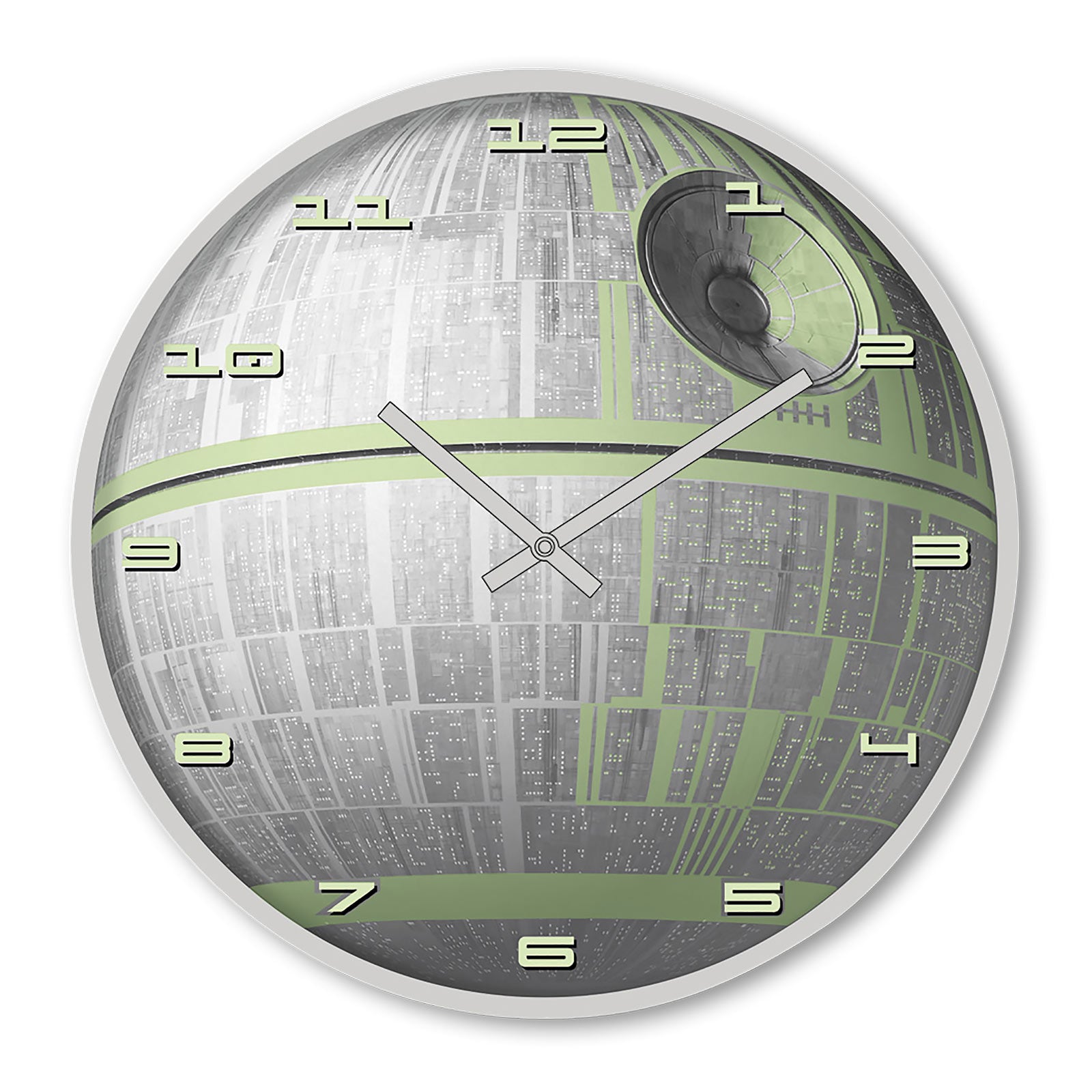 Productafbeelding Star Wars - Death Star Glow in the Dark Wandklok