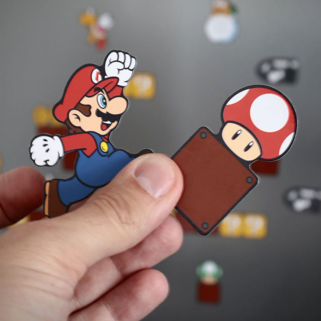Produktbild Super Mario - Mushroom Kingdom Magnet-Set