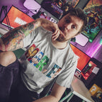 Productafbeelding Marvel - Logo Comic Heroes T-Shirt grijs