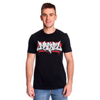 Productafbeelding Marvel - Logo Graffiti T-Shirt Zwart