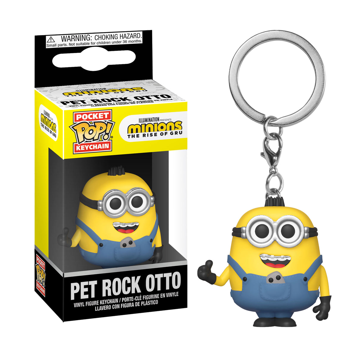 Produktbild Minions 2 - Pet Rock Otto Funko Pop Schlüsselanhänger