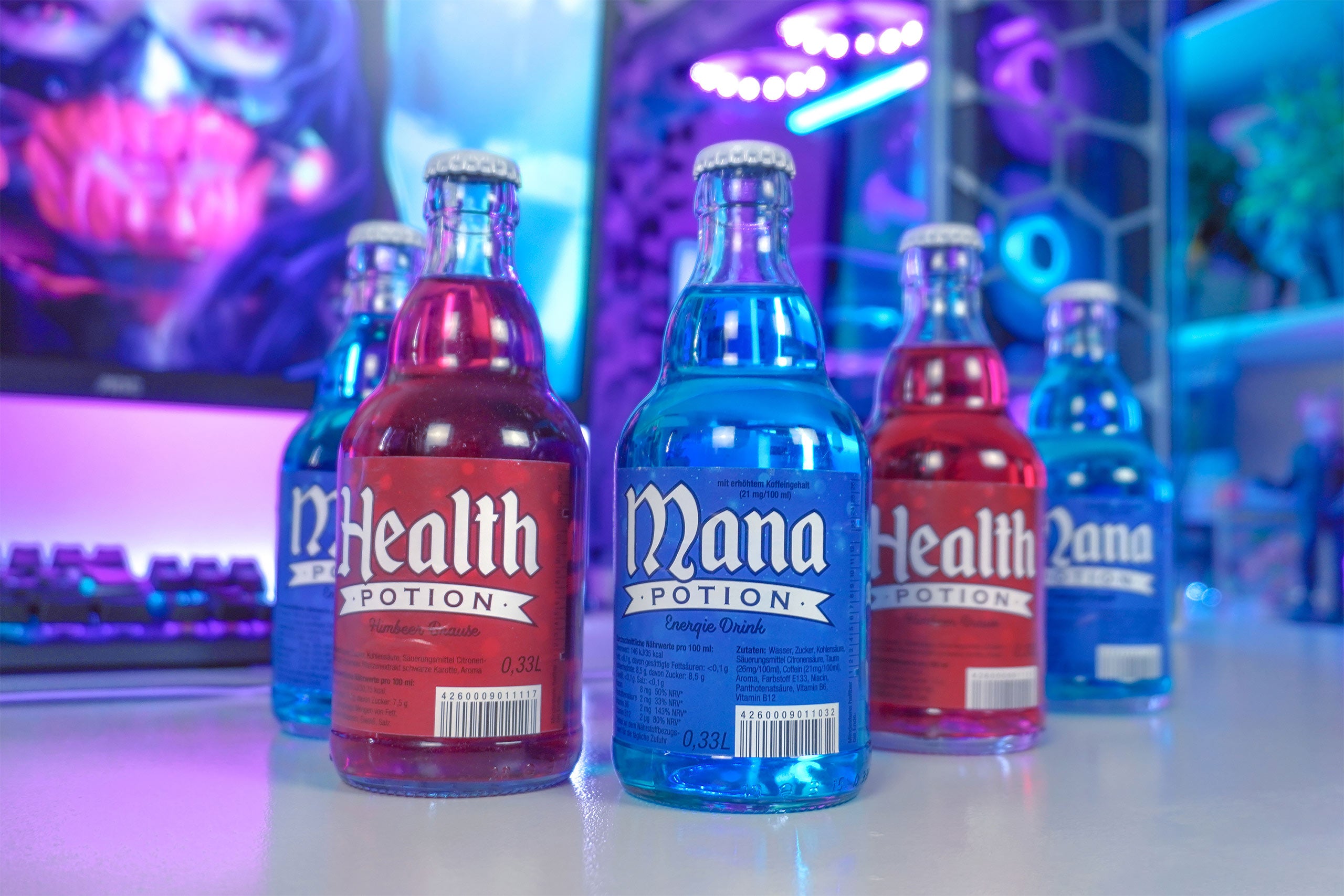 Image produit Bouteille de Potion de Mana Boisson énergétique - Pack de 6