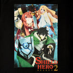 Image produit Rising of the Shield Hero - T-Shirt Crew Noir