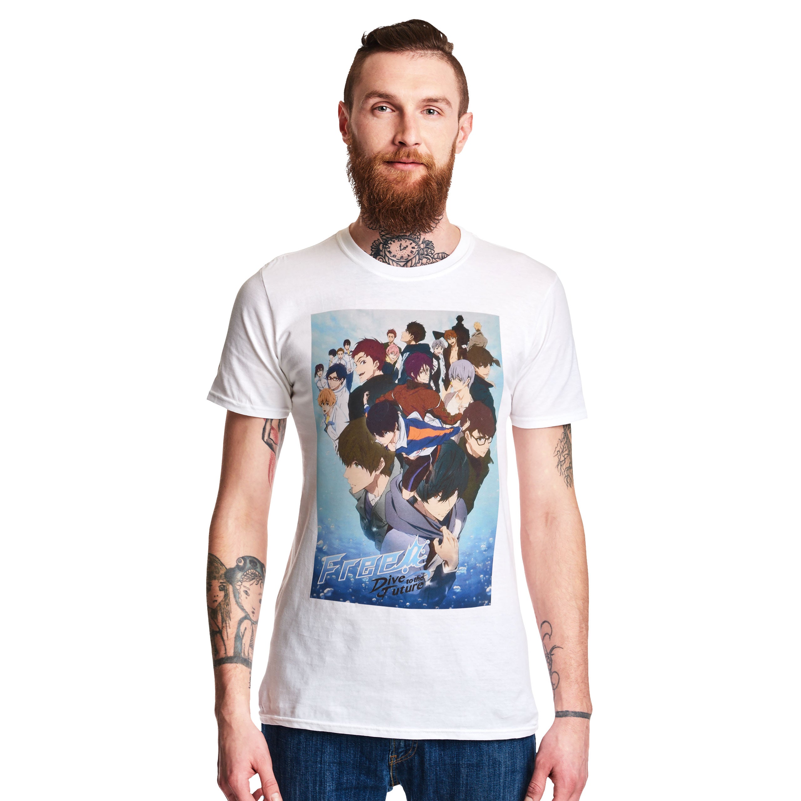 Produktbild Free! - Crew T-Shirt weiß