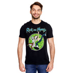 Image produit Rick et Morty - T-shirt Portal Circle noir