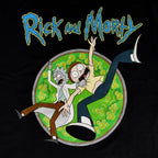 Image produit Rick et Morty - T-shirt Portal Circle noir