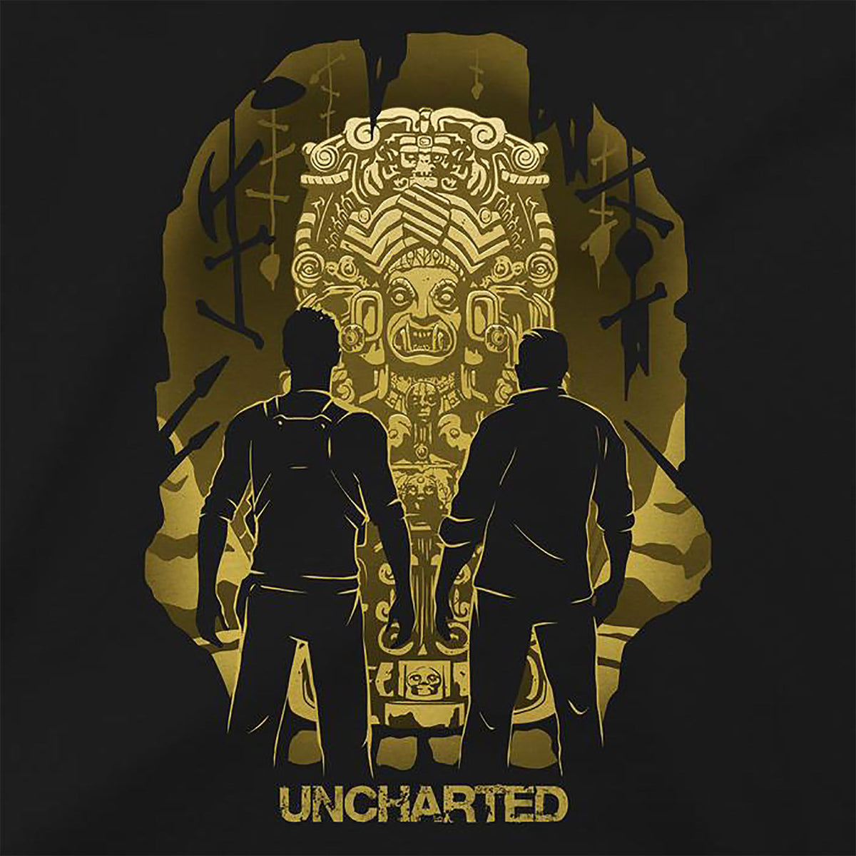 Productafbeelding Uncharted - El Dorado T-shirt zwart