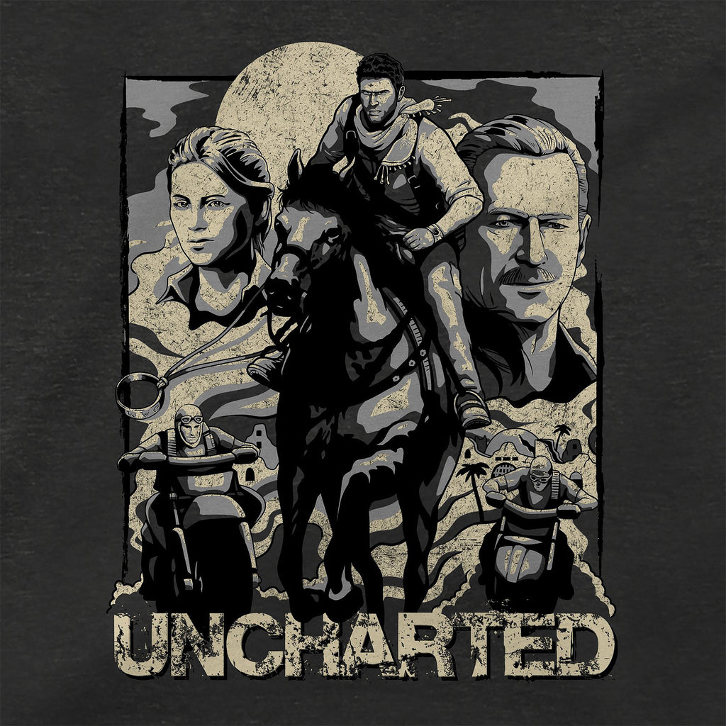 Produktbild Uncharted - Cover Page T-Shirt grau