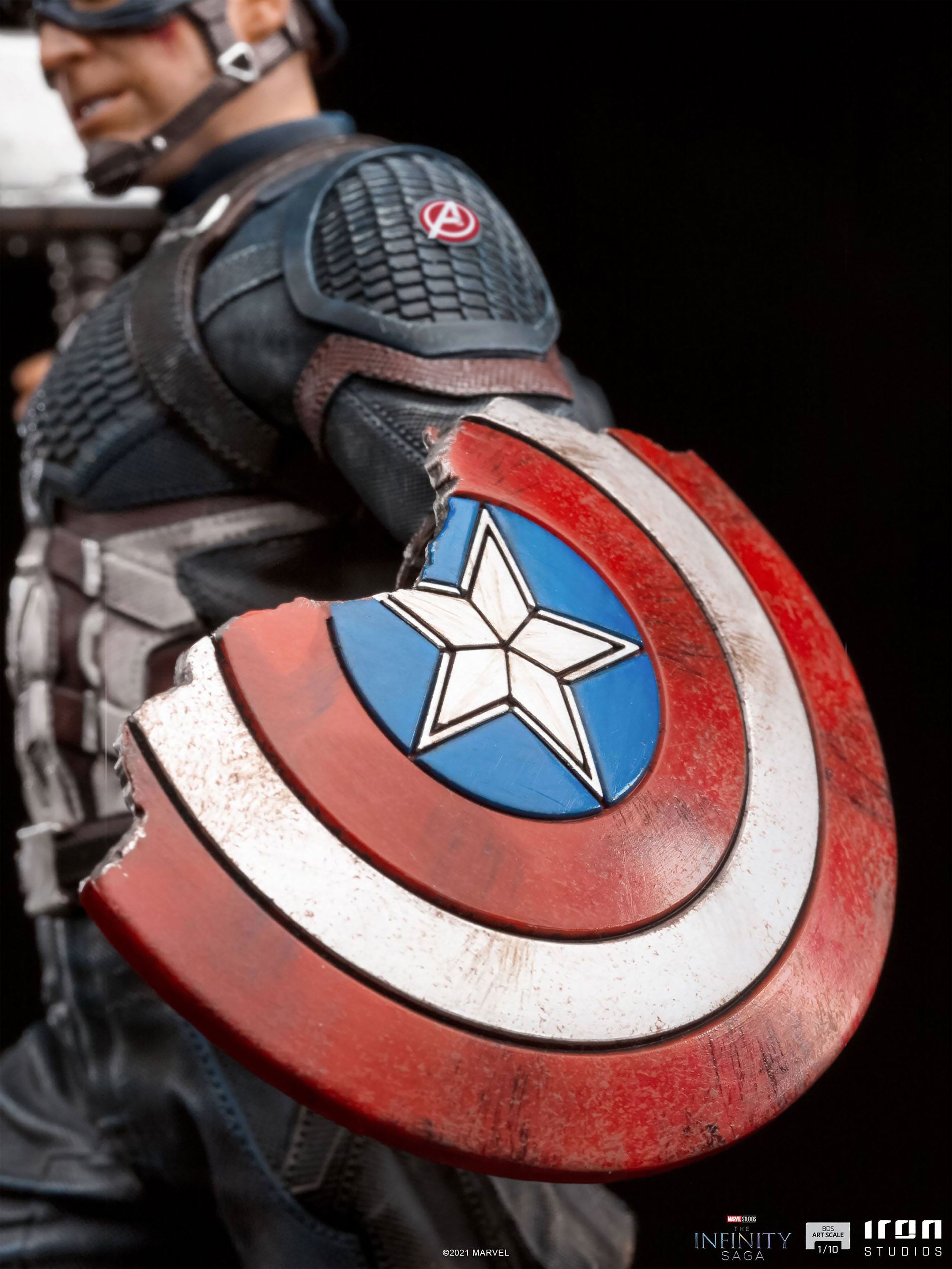 Productafbeelding Captain America BDS Art Scale Deluxe Standbeeld