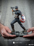 Productafbeelding Captain America BDS Art Scale Deluxe Standbeeld