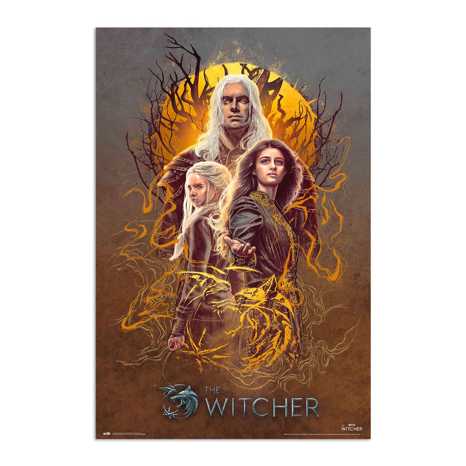 Image produit Witcher - Geralt Yennefer Ciri Maxi Poster