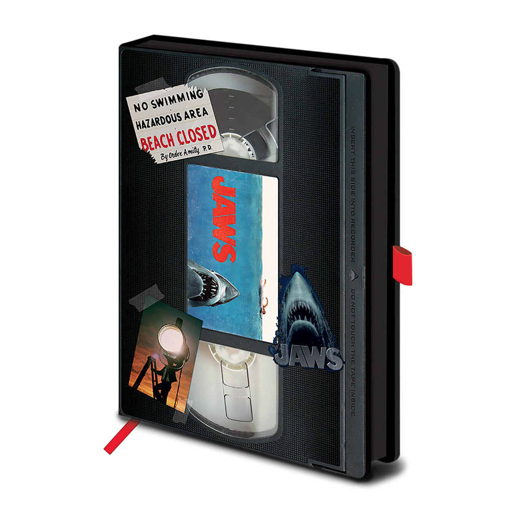 Productafbeelding Jaws - Beach Closed VHS Premium Notitieboek A5