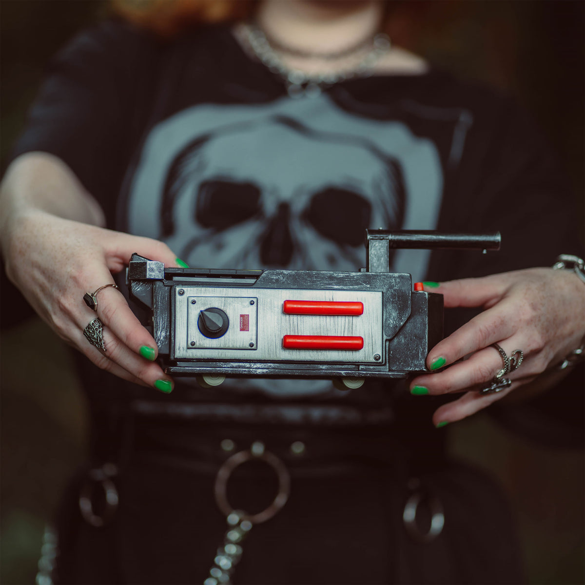 Image produit Ghostbusters - Réplique du piège à fantômes avec effet de fumée