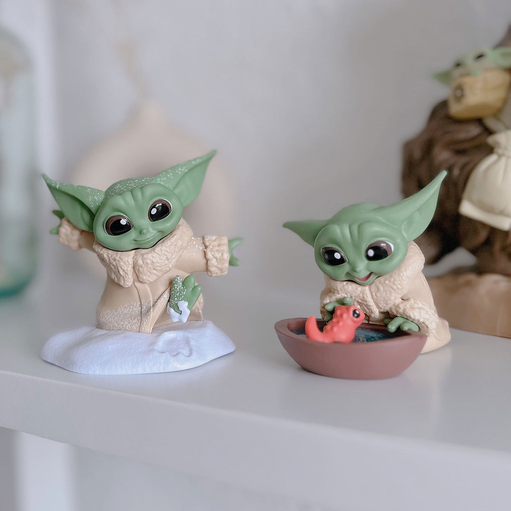 Productafbeelding Grogu met kikkervisje en in de sneeuw mini-figuur set - Star Wars The Mandalorian