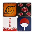 Productafbeelding Naruto Shippuden - Symbolen Onderzetters 4-delige Set
