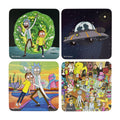 Productafbeelding Rick and Morty - Generieke Onderzetter Set van 4