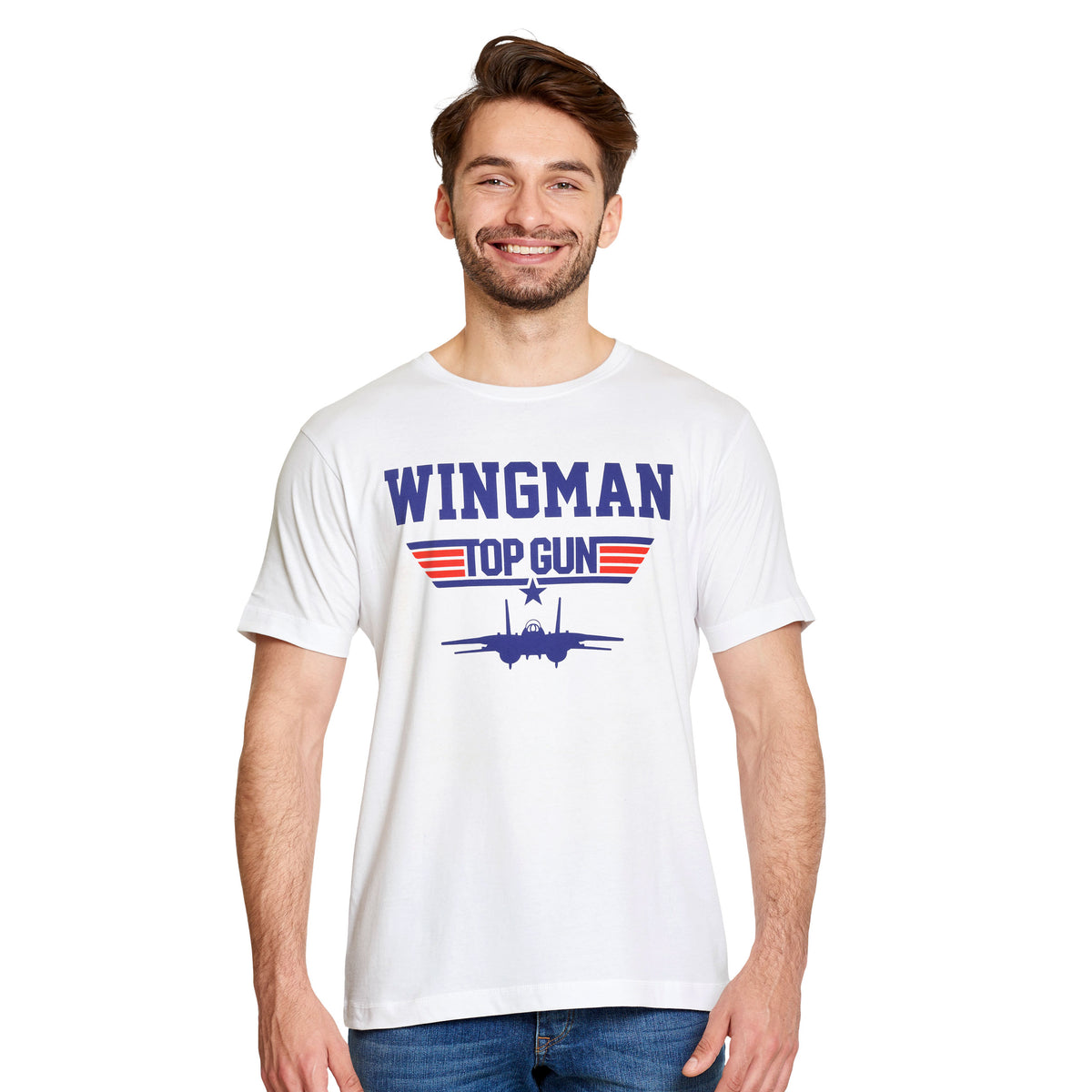 Productafbeelding Top Gun - Wingman T-shirt wit