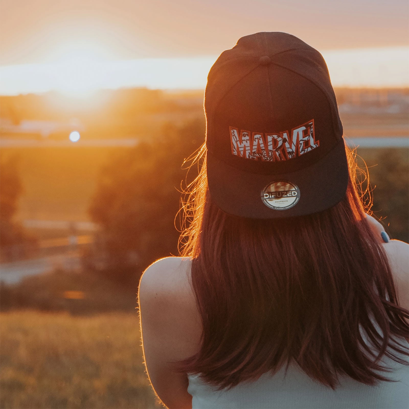 Productafbeelding Marvel - Comic Logo Snapback Cap Zwart