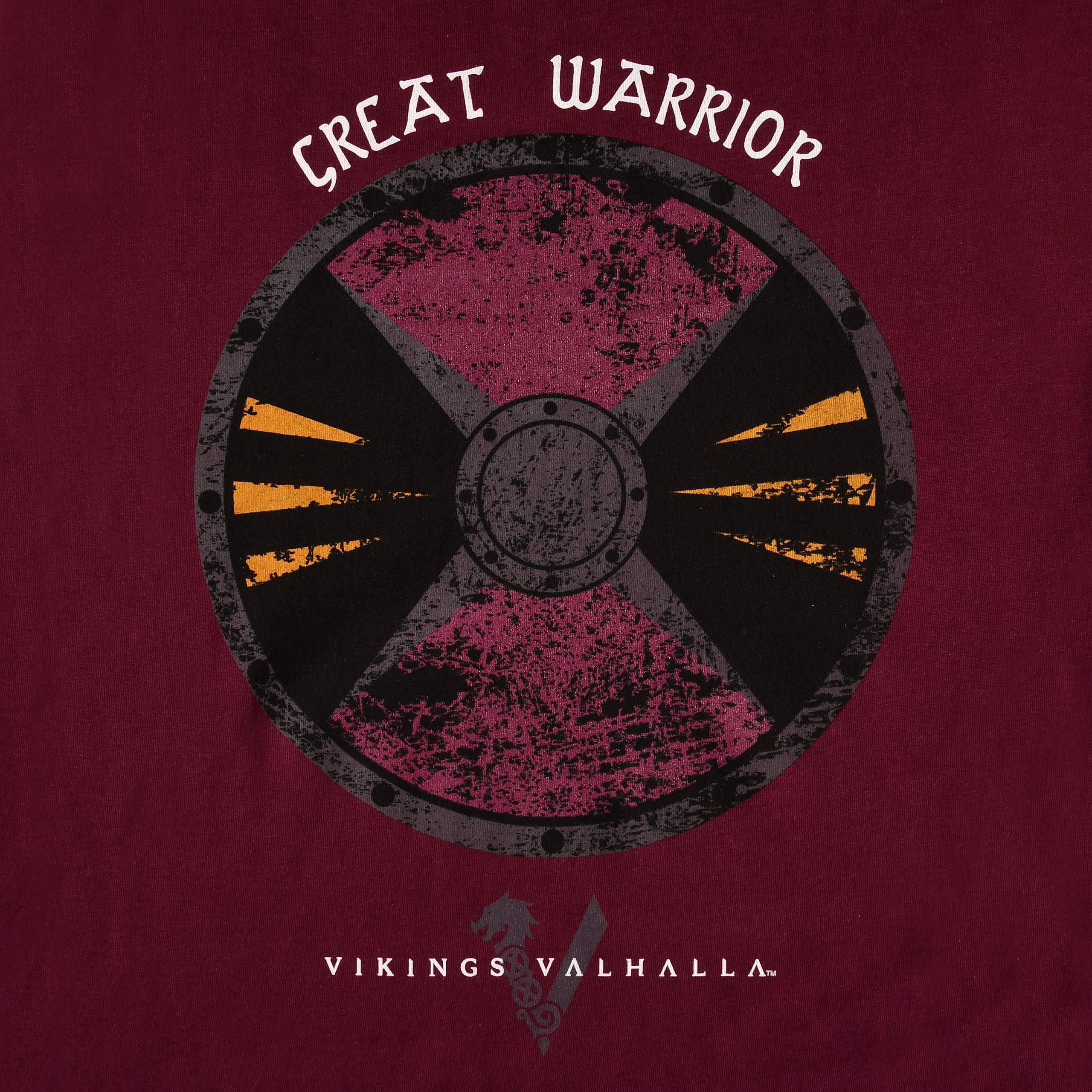 Productafbeelding Vikings Valhalla - Great Warrior T-shirt rood