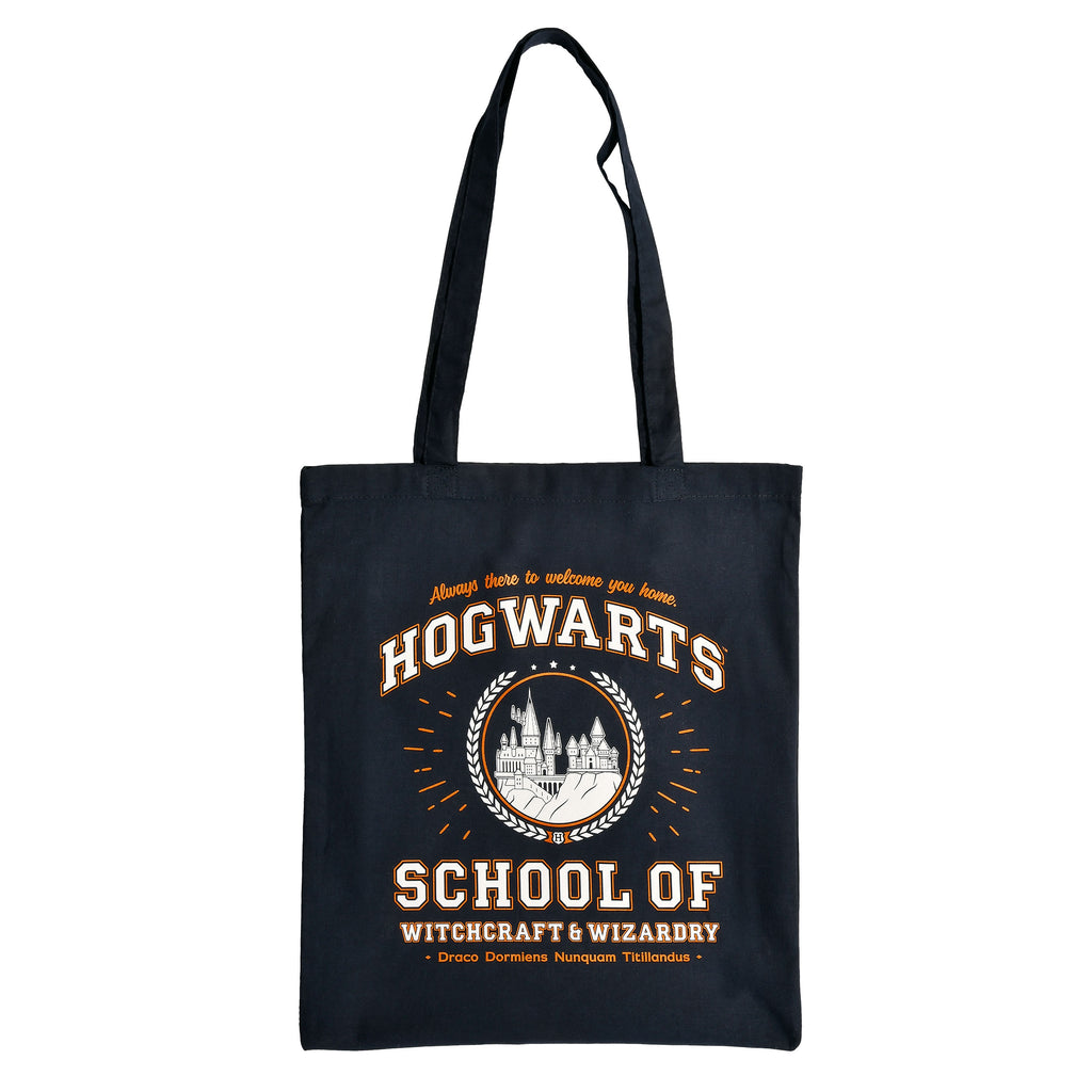 Productafbeelding Hogwarts School Jute Tas Blauw - Harry Potter