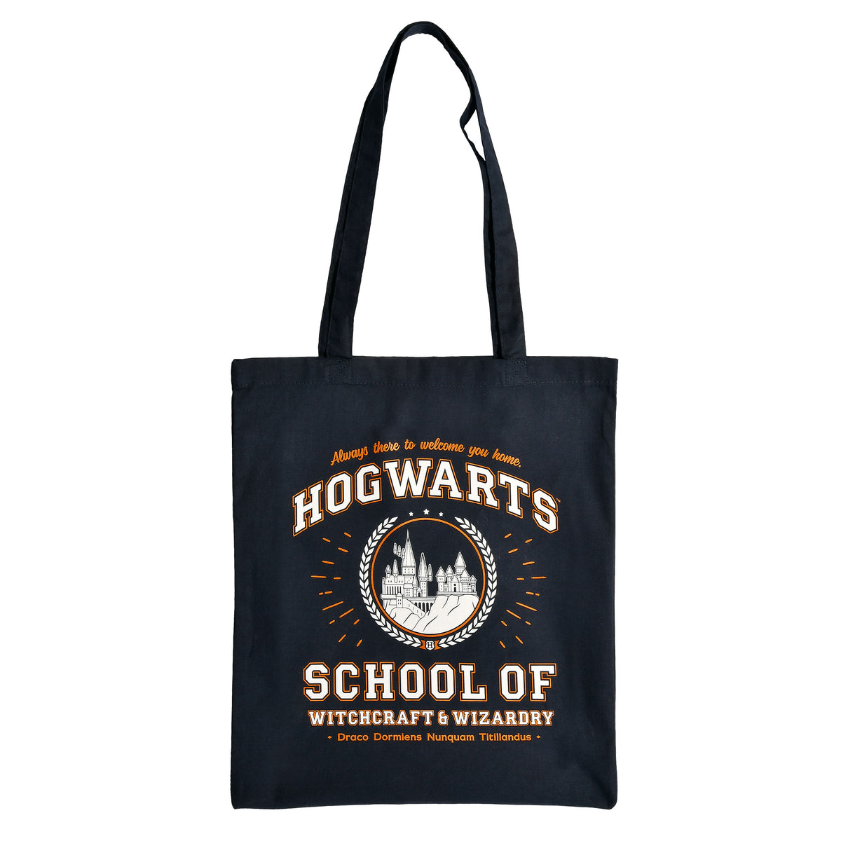 Produktbild Hogwarts School Jutebeutel blau - Harry Potter