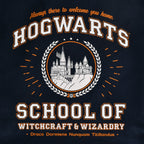 Productafbeelding Hogwarts School Jute Tas Blauw - Harry Potter
