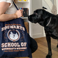 Productafbeelding Hogwarts School Jute Tas Blauw - Harry Potter