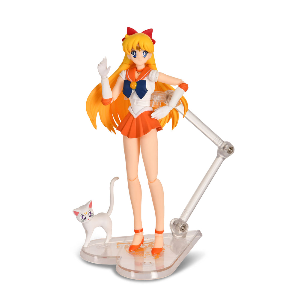 Image produit Sailor Venus avec Figurine d'Action Artemis Edition Couleur Animation - Sailor Moon