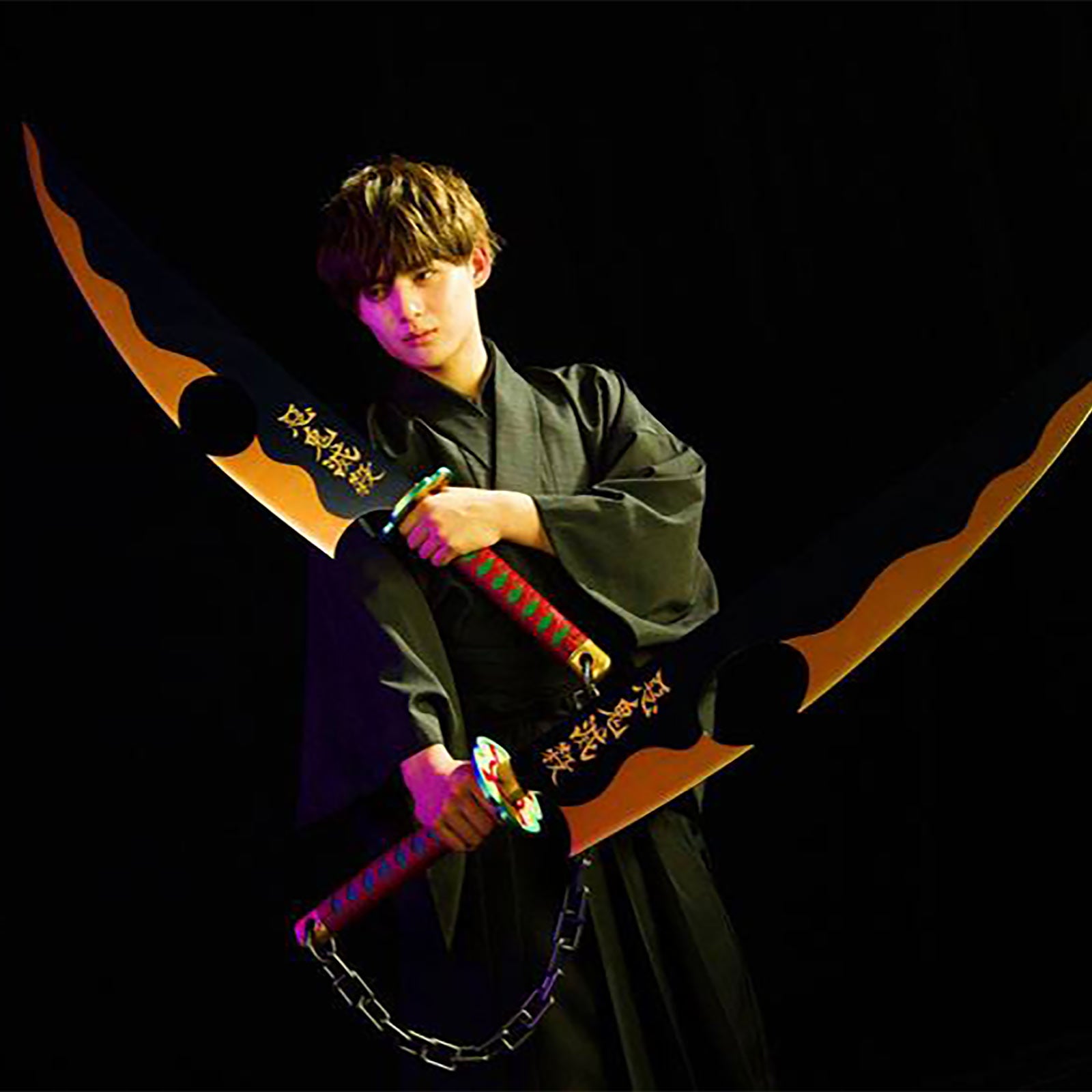 Productafbeelding Tengen Uzui Nichirin Zwaard Replica met Geluid - Demon Slayer
